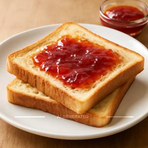 Bread Butter Jam Toast