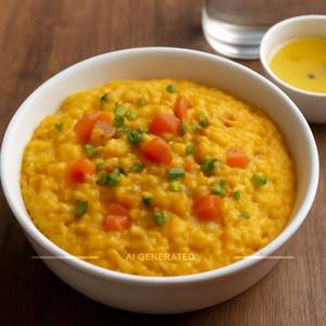 Jain Tamatar Besan Khichdi