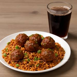 Schezwanmanchuriarice+Softdrink