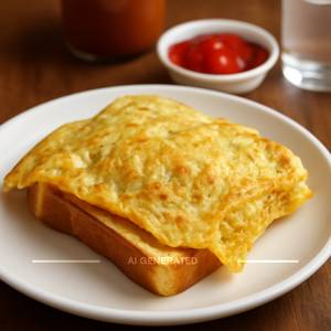 Bread omelette