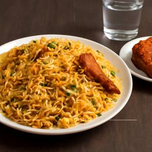 Biryani Rice with Mutton fry