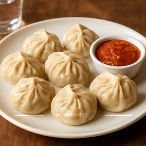Veg Momos [8 Pieces]