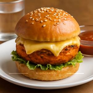 Tandoori Cheese Burger