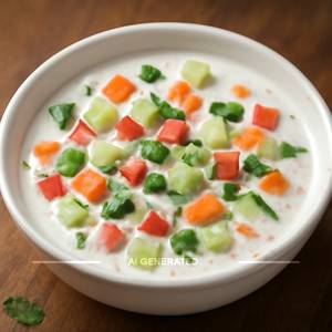Vegetable raita