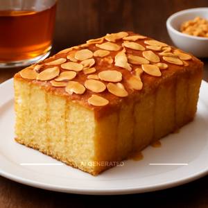 Honey almond vanilla french cake [420 grams]