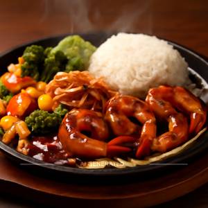 Prawns BBQ Sizzler