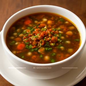 Brown Garlic Soup