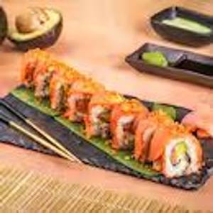 Smoked Salmon With Avocado Sushi