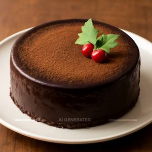 Special Christmas Belgian Dark Chocolate Cake
