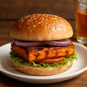 Peri Peri Paneer Burger