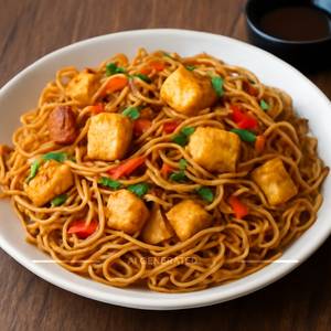 Egg Paneer Noodles