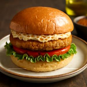 Spicy Garlic Burger