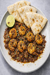 Prawns Sukka & Pita Bread