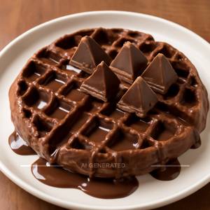 Toblerone swiss choco waffle