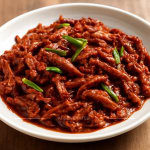 Shredded Lamb In Schezwan Sauce