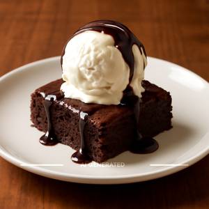 Brownie With Icecream