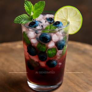 Blueberry mojito