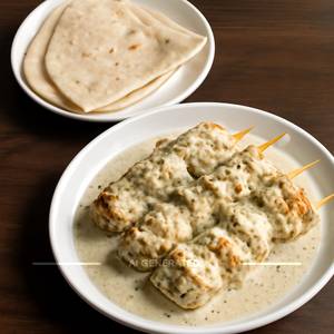 Malai chaap with 2 Rumali roti (Pack of 2)                  