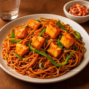 Paneer chowmein {breakfast]