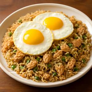 Double Egg Chicken Fried Rice