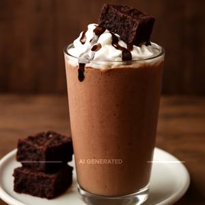Brownie milkshake