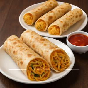 2 Noodle roll & 4 Aloo Roll Combo