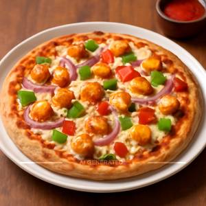 Paneer onion pizza [8 inches]