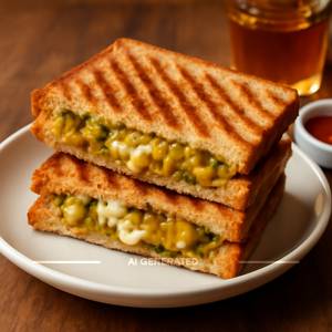 Aloo cheese sandwich