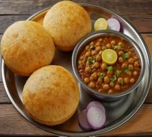 Puri chole [ plate ]