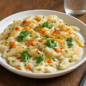 Jain Alfredo White Sauce Baked Pasta