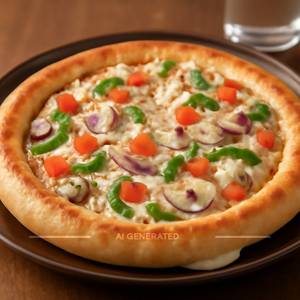 Double Cheese The Xplod Jain Cheese Burst Pizza