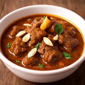 Mutton garlic masala
