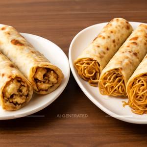 Anda chicken cheese roll [double] & 3 Noodle Roll Combo