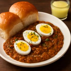 Egg Pav Bhaji