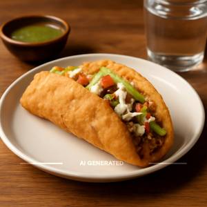 Double Fried Taco                             
