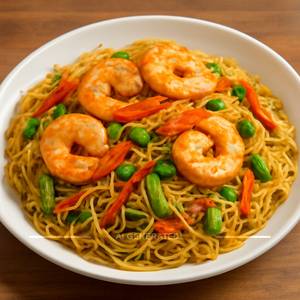 Prawns Singapore Noodles