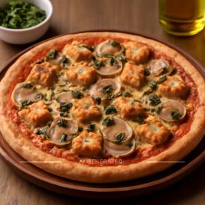 Paneer Mushroom Pizza