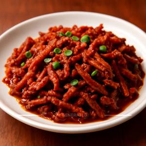 Shredded Lamb in Hot Garlic