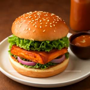 Peri Peri Paneer Burger