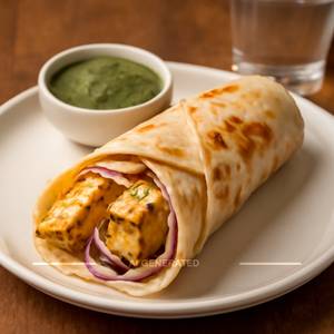 Malai paneer roll