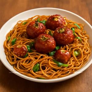 Noodles With Manchurian