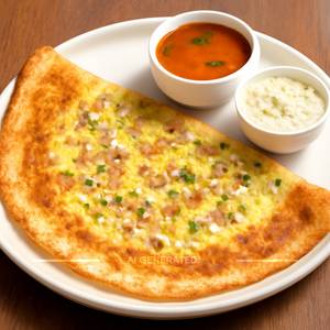Egg onion dosa