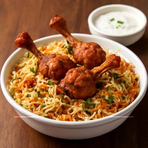 Chicken Lollipop Biryani