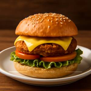 Veg cheese burger