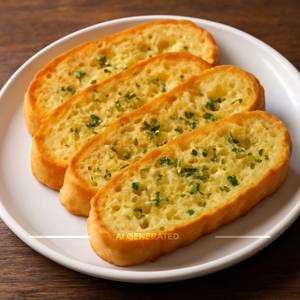 Plain garlic bread