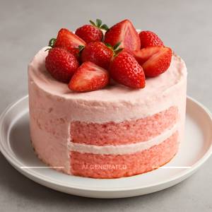 Strawberry Cake [450 Grams]
