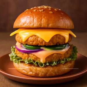 Corn Cheese Burger 