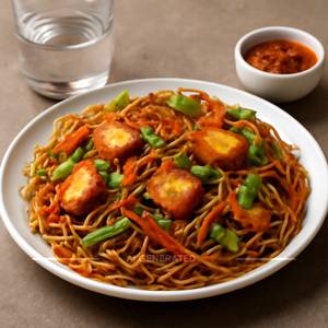 Veg Chilli Garlic Paneer Chowmein
