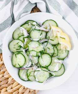 Cream Kachumber Salad