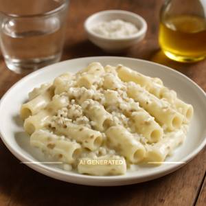 White Cheese Pasta 